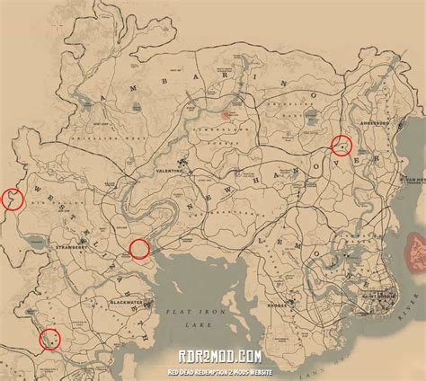 trapper locations rdr2